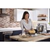 Robot de bucătărie planetar KENWOOD Titanium Chef Patissier XL KWL90.124SI – 0W20011363, 1400W, 6 funcții presetate, 2 vase 7 l/ 5 l, Blender sticlă, Cântar integrat, Sistem de încălzire, Touch screen
