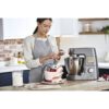 Robot de bucătărie planetar KENWOOD Titanium Chef Patissier XL KWL90.124SI – 0W20011363, 1400W, 6 funcții presetate, 2 vase 7 l/ 5 l, Blender sticlă, Cântar integrat, Sistem de încălzire, Touch screen