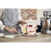Robot de bucătărie planetar KENWOOD Titanium Chef Patissier XL KWL90.124SI – 0W20011363, 1400W, 6 funcții presetate, 2 vase 7 l/ 5 l, Blender sticlă, Cântar integrat, Sistem de încălzire, Touch screen