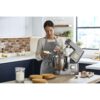 Robot de bucătărie planetar KENWOOD Titanium Chef Patissier XL KWL90.124SI – 0W20011363, 1400W, 6 funcții presetate, 2 vase 7 l/ 5 l, Blender sticlă, Cântar integrat, Sistem de încălzire, Touch screen