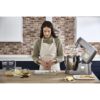 Robot de bucătărie planetar KENWOOD Titanium Chef Patissier XL KWL90.124SI – 0W20011363, 1400W, 6 funcții presetate, 2 vase 7 l/ 5 l, Blender sticlă, Cântar integrat, Sistem de încălzire, Touch screen