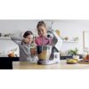 Robot de bucătărie planetar KENWOOD Titanium Chef Patissier XL KWL90.124SI – 0W20011363, 1400W, 6 funcții presetate, 2 vase 7 l/ 5 l, Blender sticlă, Cântar integrat, Sistem de încălzire, Touch screen