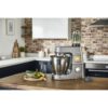 Robot de bucătărie planetar KENWOOD Titanium Chef Patissier XL KWL90.124SI – 0W20011363, 1400W, 6 funcții presetate, 2 vase 7 l/ 5 l, Blender sticlă, Cântar integrat, Sistem de încălzire, Touch screen