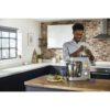 Robot de bucătărie planetar KENWOOD Titanium Chef Patissier XL KWL90.124SI – 0W20011363, 1400W, 6 funcții presetate, 2 vase 7 l/ 5 l, Blender sticlă, Cântar integrat, Sistem de încălzire, Touch screen