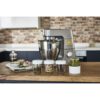 Robot de bucătărie planetar KENWOOD Titanium Chef Patissier XL KWL90.124SI – 0W20011363, 1400W, 6 funcții presetate, 2 vase 7 l/ 5 l, Blender sticlă, Cântar integrat, Sistem de încălzire, Touch screen