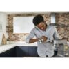 Robot de bucătărie planetar KENWOOD Titanium Chef Patissier XL KWL90.124SI – 0W20011363, 1400W, 6 funcții presetate, 2 vase 7 l/ 5 l, Blender sticlă, Cântar integrat, Sistem de încălzire, Touch screen