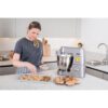 Robot de bucătărie planetar KENWOOD Titanium Chef Patissier XL KWL90.124SI – 0W20011363, 1400W, 6 funcții presetate, 2 vase 7 l/ 5 l, Blender sticlă, Cântar integrat, Sistem de încălzire, Touch screen