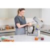 Robot de bucătărie planetar KENWOOD Titanium Chef Patissier XL KWL90.124SI – 0W20011363, 1400W, 6 funcții presetate, 2 vase 7 l/ 5 l, Blender sticlă, Cântar integrat, Sistem de încălzire, Touch screen