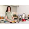 Robot de bucătărie planetar KENWOOD Titanium Chef Patissier XL KWL90.124SI – 0W20011363, 1400W, 6 funcții presetate, 2 vase 7 l/ 5 l, Blender sticlă, Cântar integrat, Sistem de încălzire, Touch screen