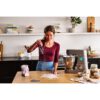 Robot de bucătărie planetar KENWOOD Titanium Chef Patissier XL KWL90.124SI – 0W20011363, 1400W, 6 funcții presetate, 2 vase 7 l/ 5 l, Blender sticlă, Cântar integrat, Sistem de încălzire, Touch screen