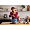 Robot de bucătărie planetar KENWOOD Titanium Chef Patissier XL KWL90.124SI – 0W20011363, 1400W, 6 funcții presetate, 2 vase 7 l/ 5 l, Blender sticlă, Cântar integrat, Sistem de încălzire, Touch screen