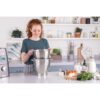 Robot de bucătărie planetar KENWOOD Titanium Chef Patissier XL KWL90.124SI – 0W20011363, 1400W, 6 funcții presetate, 2 vase 7 l/ 5 l, Blender sticlă, Cântar integrat, Sistem de încălzire, Touch screen