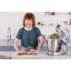 Robot de bucătărie planetar KENWOOD Titanium Chef Patissier XL KWL90.124SI – 0W20011363, 1400W, 6 funcții presetate, 2 vase 7 l/ 5 l, Blender sticlă, Cântar integrat, Sistem de încălzire, Touch screen