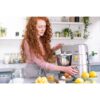 Robot de bucătărie planetar KENWOOD Titanium Chef Patissier XL KWL90.124SI – 0W20011363, 1400W, 6 funcții presetate, 2 vase 7 l/ 5 l, Blender sticlă, Cântar integrat, Sistem de încălzire, Touch screen