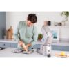 Robot de bucătărie planetar KENWOOD Titanium Chef Patissier XL KWL90.124SI – 0W20011363, 1400W, 6 funcții presetate, 2 vase 7 l/ 5 l, Blender sticlă, Cântar integrat, Sistem de încălzire, Touch screen
