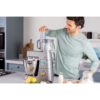 Robot de bucătărie planetar KENWOOD Titanium Chef Patissier XL KWL90.124SI – 0W20011363, 1400W, 6 funcții presetate, 2 vase 7 l/ 5 l, Blender sticlă, Cântar integrat, Sistem de încălzire, Touch screen