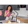 Robot de bucătărie planetar KENWOOD Titanium Chef Patissier XL KWL90.124SI – 0W20011363, 1400W, 6 funcții presetate, 2 vase 7 l/ 5 l, Blender sticlă, Cântar integrat, Sistem de încălzire, Touch screen