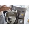 Robot de bucătărie planetar KENWOOD Titanium Chef Patissier XL KWL90.034SI – 0W20011371, 1400W, 6 funcții presetate, Vas 7 l, Blender sticlă, Cântar integrat, Sistem de încălzire, Touch screen