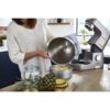 Robot de bucătărie planetar KENWOOD Titanium Chef Patissier XL KWL90.034SI – 0W20011371, 1400W, 6 funcții presetate, Vas 7 l, Blender sticlă, Cântar integrat, Sistem de încălzire, Touch screen