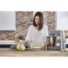 Robot de bucătărie planetar KENWOOD Titanium Chef Patissier XL KWL90.034SI – 0W20011371, 1400W, 6 funcții presetate, Vas 7 l, Blender sticlă, Cântar integrat, Sistem de încălzire, Touch screen