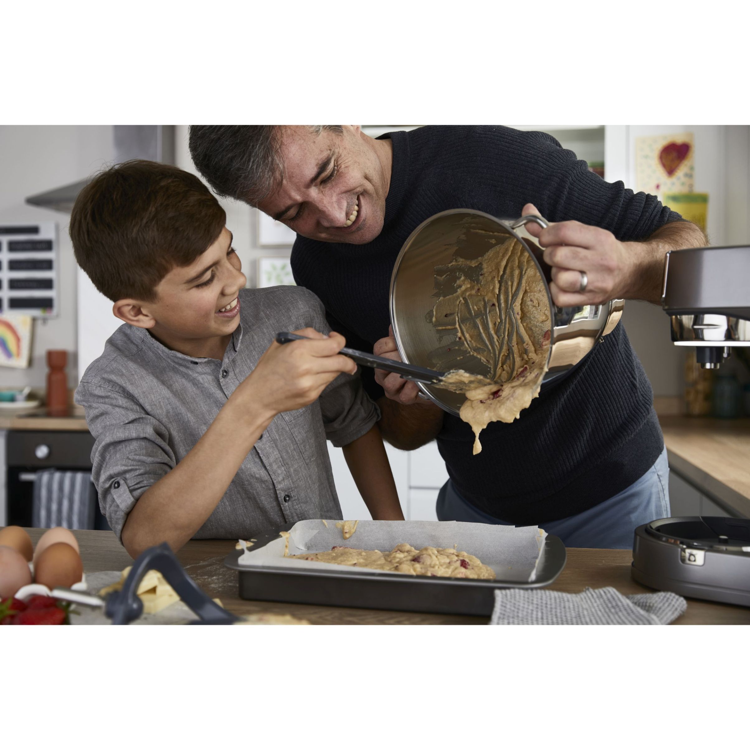 Robot de bucătărie planetar KENWOOD Titanium Chef Patissier XL KWL90.034SI – 0W20011371, 1400W, 6 funcții presetate, Vas 7 l, Blender sticlă, Cântar integrat, Sistem de încălzire, Touch screen