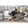 Robot de bucătărie planetar KENWOOD Titanium Chef Patissier XL KWL90.034SI – 0W20011371, 1400W, 6 funcții presetate, Vas 7 l, Blender sticlă, Cântar integrat, Sistem de încălzire, Touch screen