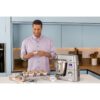 Robot de bucătărie planetar KENWOOD Titanium Chef Patissier XL KWL90.034SI – 0W20011371, 1400W, 6 funcții presetate, Vas 7 l, Blender sticlă, Cântar integrat, Sistem de încălzire, Touch screen