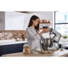 Robot de bucătărie planetar KENWOOD Titanium Chef Patissier XL KWL90.034SI – 0W20011371, 1400W, 6 funcții presetate, Vas 7 l, Blender sticlă, Cântar integrat, Sistem de încălzire, Touch screen