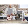 Robot de bucătărie planetar KENWOOD Titanium Chef Patissier XL KWL90.034SI – 0W20011371, 1400W, 6 funcții presetate, Vas 7 l, Blender sticlă, Cântar integrat, Sistem de încălzire, Touch screen
