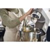 Robot de bucătărie planetar KENWOOD Titanium Chef Patissier XL KWL90.034SI – 0W20011371, 1400W, 6 funcții presetate, Vas 7 l, Blender sticlă, Cântar integrat, Sistem de încălzire, Touch screen