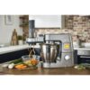 Robot de bucătărie planetar KENWOOD Titanium Chef Patissier XL KWL90.034SI – 0W20011371, 1400W, 6 funcții presetate, Vas 7 l, Blender sticlă, Cântar integrat, Sistem de încălzire, Touch screen