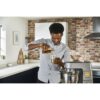 Robot de bucătărie planetar KENWOOD Titanium Chef Patissier XL KWL90.034SI – 0W20011371, 1400W, 6 funcții presetate, Vas 7 l, Blender sticlă, Cântar integrat, Sistem de încălzire, Touch screen