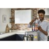 Robot de bucătărie planetar KENWOOD Titanium Chef Patissier XL KWL90.034SI – 0W20011371, 1400W, 6 funcții presetate, Vas 7 l, Blender sticlă, Cântar integrat, Sistem de încălzire, Touch screen