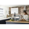 Robot de bucătărie planetar KENWOOD Titanium Chef Patissier XL KWL90.034SI – 0W20011371, 1400W, 6 funcții presetate, Vas 7 l, Blender sticlă, Cântar integrat, Sistem de încălzire, Touch screen