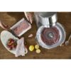 Robot de bucătărie planetar KENWOOD Titanium Chef Patissier XL KWL90.034SI – 0W20011371, 1400W, 6 funcții presetate, Vas 7 l, Blender sticlă, Cântar integrat, Sistem de încălzire, Touch screen