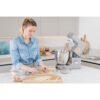 Robot de bucătărie planetar KENWOOD Titanium Chef Patissier XL KWL90.034SI – 0W20011371, 1400W, 6 funcții presetate, Vas 7 l, Blender sticlă, Cântar integrat, Sistem de încălzire, Touch screen