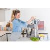 Robot de bucătărie planetar KENWOOD Titanium Chef Patissier XL KWL90.034SI – 0W20011371, 1400W, 6 funcții presetate, Vas 7 l, Blender sticlă, Cântar integrat, Sistem de încălzire, Touch screen