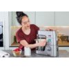 Robot de bucătărie planetar KENWOOD Titanium Chef Patissier XL KWL90.034SI – 0W20011371, 1400W, 6 funcții presetate, Vas 7 l, Blender sticlă, Cântar integrat, Sistem de încălzire, Touch screen
