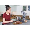 Robot de bucătărie planetar KENWOOD Titanium Chef Patissier XL KWL90.034SI – 0W20011371, 1400W, 6 funcții presetate, Vas 7 l, Blender sticlă, Cântar integrat, Sistem de încălzire, Touch screen