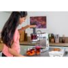 Robot de bucătărie planetar KENWOOD Titanium Chef Patissier XL KWL90.034SI – 0W20011371, 1400W, 6 funcții presetate, Vas 7 l, Blender sticlă, Cântar integrat, Sistem de încălzire, Touch screen
