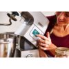 Robot de bucătărie planetar KENWOOD Titanium Chef Patissier XL KWL90.034SI – 0W20011371, 1400W, 6 funcții presetate, Vas 7 l, Blender sticlă, Cântar integrat, Sistem de încălzire, Touch screen