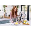 Robot de bucătărie planetar KENWOOD Titanium Chef Patissier XL KWL90.034SI – 0W20011371, 1400W, 6 funcții presetate, Vas 7 l, Blender sticlă, Cântar integrat, Sistem de încălzire, Touch screen