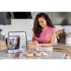 Robot de bucătărie planetar KENWOOD Titanium Chef Patissier XL KWL90.034SI – 0W20011371, 1400W, 6 funcții presetate, Vas 7 l, Blender sticlă, Cântar integrat, Sistem de încălzire, Touch screen