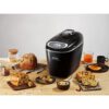 Mașină de pâine TEFAL Bread of the World PF611838, 19 programe, 1600W, Cuvă 1.5kg, 2 lame, Accesoriile brutarului, Păstrare la cald, Pornire întârziată, Fereastră, Carte cu 35 rețete
