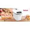 Mașină de pâine TEFAL Home Bread Baguette PF610138, 16 programe, 1600W, Cuvă 1.5kg, 2 lame, Tăvițe dedicate, Accesoriile brutarului, Păstrare la cald, Pornire întârziată, Carte 29 rețete
