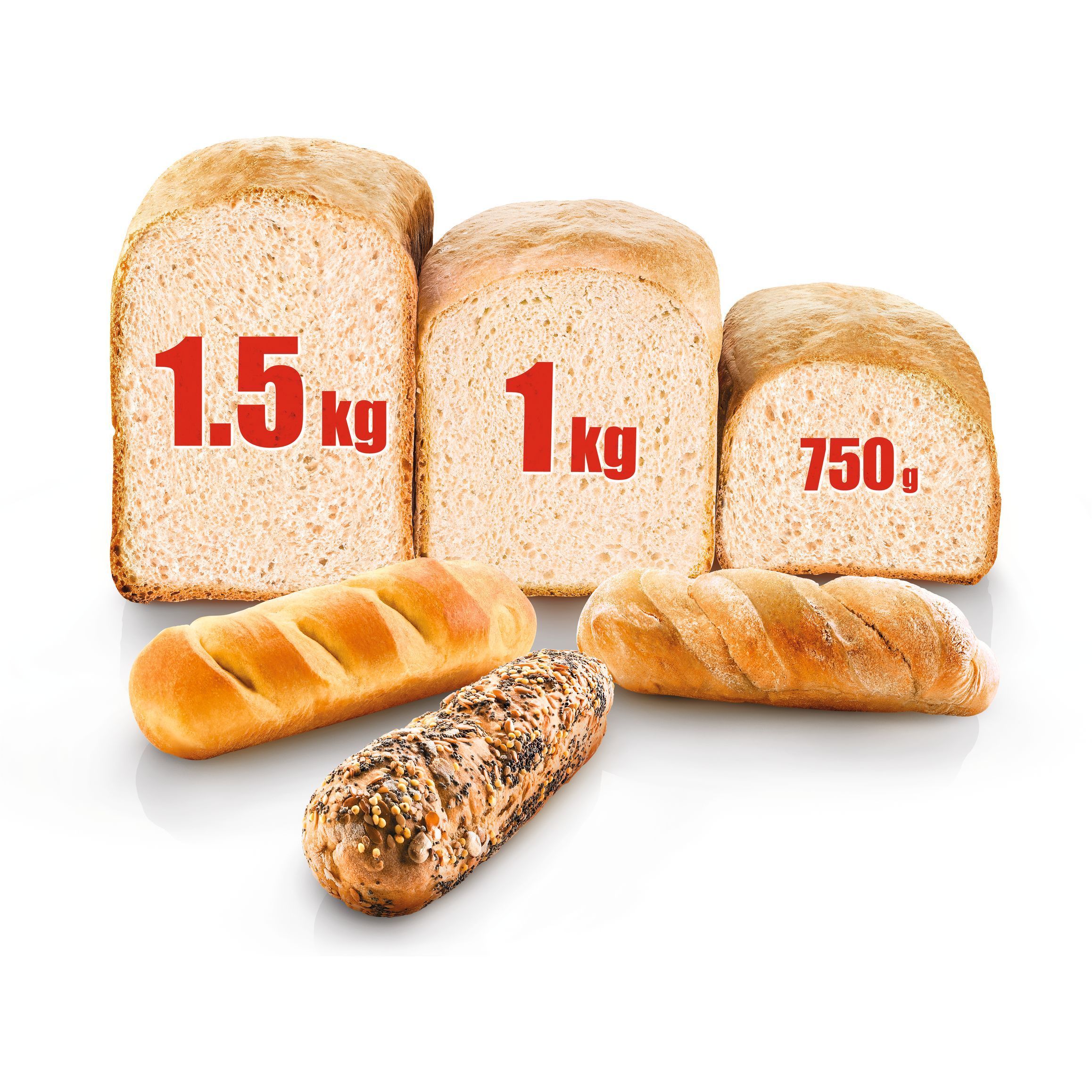 Mașină de pâine TEFAL Bread of the World PF611838, 19 programe, 1600W, Cuvă 1.5kg, 2 lame, Accesoriile brutarului, Păstrare la cald, Pornire întârziată, Fereastră, Carte cu 35 rețete