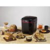 Mașină de pâine TEFAL Pain Plaisir PF220838, 610~720W, Cuvă 1kg, 17 programe, O lamă, 3 niveluri de rumenire, Păstrare la cald, Pornire întârziată, Accesorii standard, 66dBA