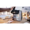 Robot de bucătărie planetar BOSCH Serie 4 MUM5 MUM5935B, 1000W (7 trepte și Impuls), Bol inox 3.9l, Set de patiserie, Soft Start, Easy Arm Lift, Poziție de repaus, Geantă, Dark Gray and White