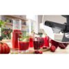 Mașină de tocat carne BOSCH Serie 6 MultiPower MFWS660B, Vârf 2100W (2 trepte și revers), Nominală 500W, 3.5kg/min, Storcător, Răzătoare, Cârnați, Kebbe, 3 site, Cuțit cu două tăișuri, Metallic Silver
