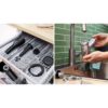 Mașină de tocat carne BOSCH Serie 6 MultiPower MFWS660B, Vârf 2100W (2 trepte și revers), Nominală 500W, 3.5kg/min, Storcător, Răzătoare, Cârnați, Kebbe, 3 site, Cuțit cu două tăișuri, Metallic Silver